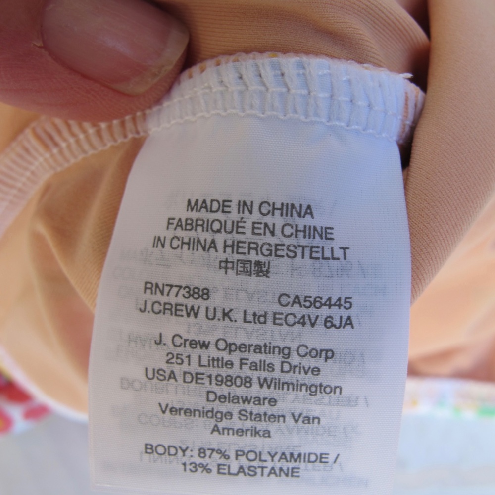 J. Crew Rash Guard One Piece 3X 22 NEW SPF 50 - Picture 8 of 9